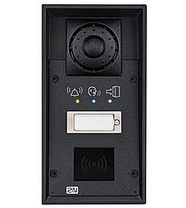 2N® Helios IP Force s 1 tlačítkem, piktogramy a přípravou pro čtečku karet