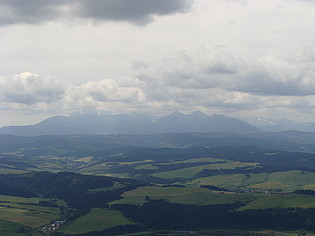 Z vrcholu Tří korun byl krásný výhled