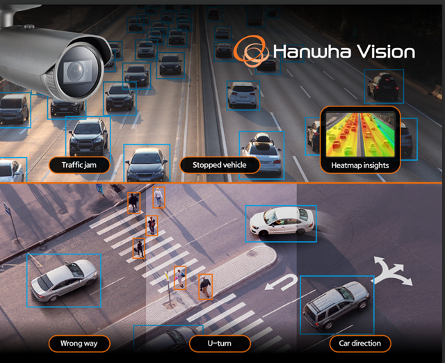 Hanwha kamery doprava