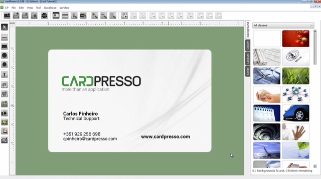 Díky softwaru CardPresso můžete přizpůsobit vzhled identifikačních karet vašim představám