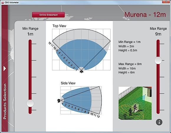 Software Volumeter pro detektor Murena